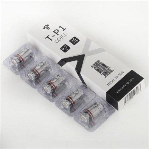Сменный испаритель Teslacigs T-P1 Coils 0.2 ohm (5 шт. в упак.) 5258 - фото 16525