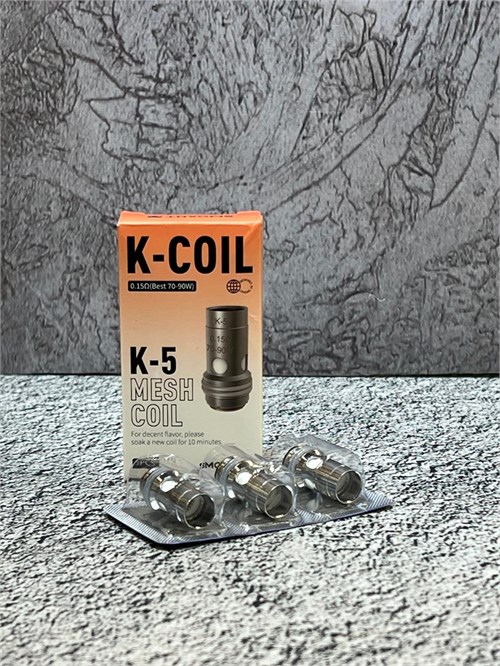 Испаритель Smoant K-5 Mesh Coil (Knight 80 / Pasito 2) 0.15 Ом - упаковка 3 шт 5263 - фото 16532