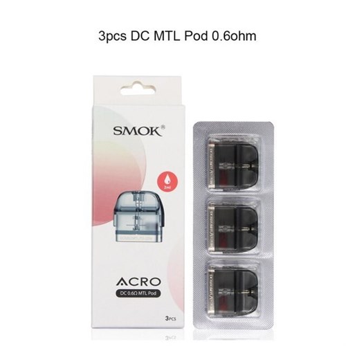Картридж SMOK ACRO DC 0.6 Ом MTL (в упак. 3шт) 5308 - фото 16607