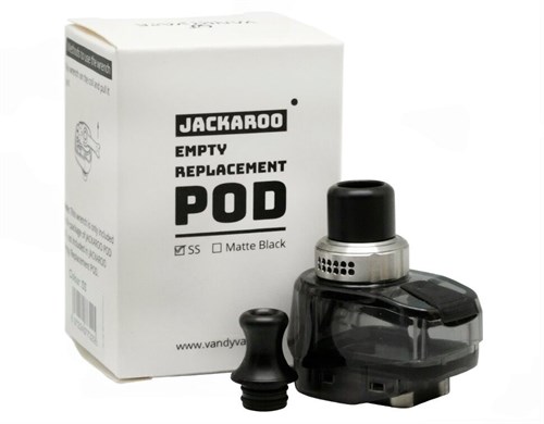 Картридж Vandy Vape Jackaroo Pod 18650 Cartridge Black (без испарителя) 1 шт. в упак. 5312 - фото 16613