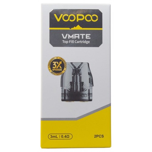 Картридж Voopoo VMATE Top Fill V.THRU Pro 0.4 Ом - упаковка 2 шт 5321 - фото 16628