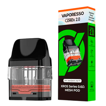 Картридж VAPORESSO — XROS top fill 0.6 Ом, 3мл (в упак 4шт.) 5203