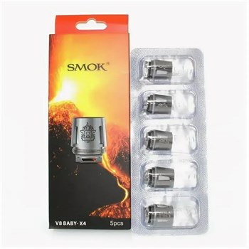 Сменный испаритель SMOK TFV8 Baby-X4 0,15 Ом (в упак. 5 шт.) 5256