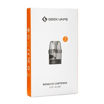 Увеличить Картридж Geek Vape Wenax H1 0.7 Ом 2.5ml (3шт.) 5281