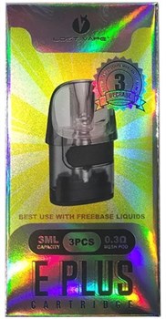 Картридж Lost Vape E-Plus Cartridge 3ml 0.3Ohm (в упак. 3 шт.) 5304